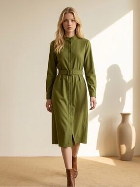 NWT ** Dress, Long Jacket with belt